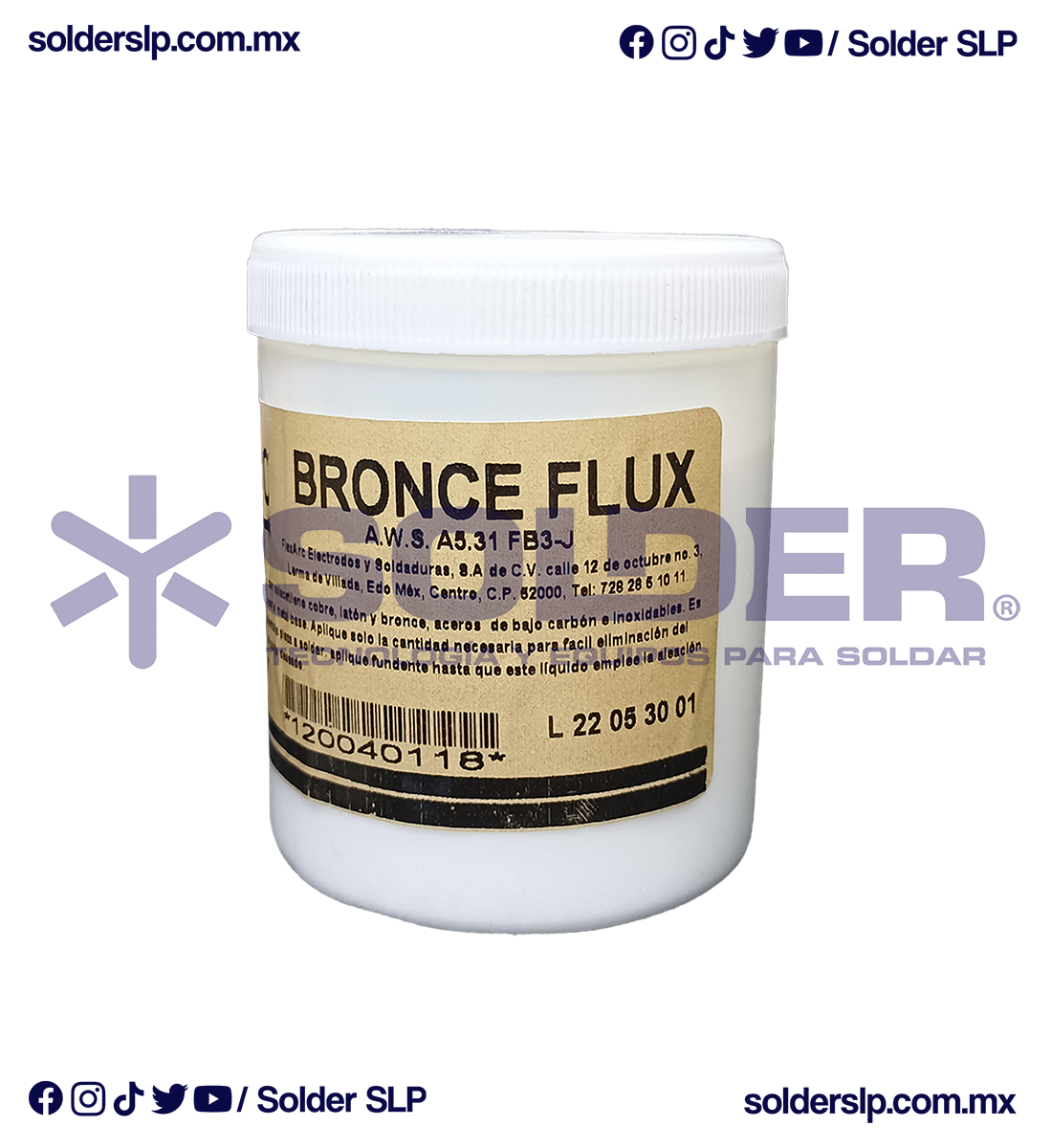 Fundente Bronce Flux C G Solder Tecnolog A Y Equipos Para Soldar