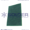 ALMOHADILLA DE FIBRA 9"X6" VERDE USO GENERAL COD. AUS-600 - Imagen 2