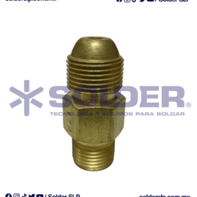 ADAPTADOR DE ARGON CGA 580 A CO2 320 #17A COD. 02-15