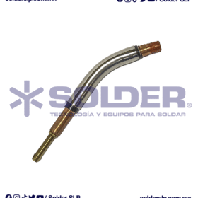 CUELLO PARA ANTORCHA 300 AMP 45° 64J45 TWECO ORIGINAL COD. 1640-1105