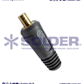 CONECTOR MACHO TIPO DINSE 35 A 50 MM COD. WLD*EC-SK-50