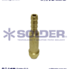 NIPLE PARA MANGUERA ARGON 1/4 GRUESO COD. 24-08