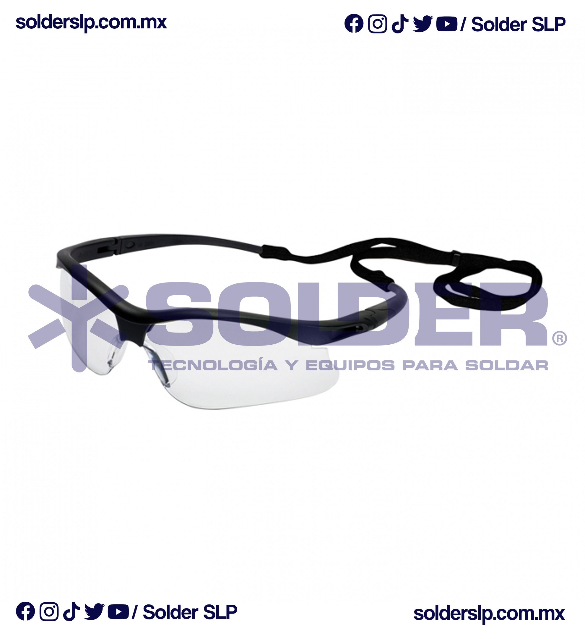 LENTE NEMESI CLARO ORIGINAL MARCO NEGRO COD. SKC #25676