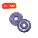 DISCO DE FIBRA 4 -1/2" ALTA DENSIDAD P/ LIMPIEZA SIN DESBASTE COD. Z-15705