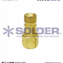 VALVULA CHECK P/REGULADOR ACETILENO COD. 32-04
