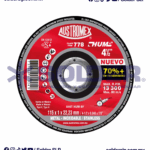 DISCO DE CORTE 4-1/2" METAL- INOX COD. AUS-778
