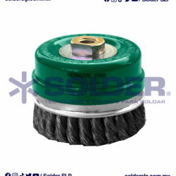 CEPILLO TIPO COPA C TRENZADO 4" COD. 1568