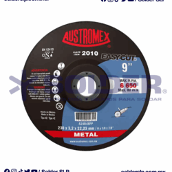 DISCO DE CORTE 9" PARA METAL EASY-CUT COD. AUS-2010