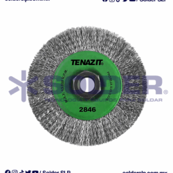 CEPILLO DE ALAMBRE DE INOX 4# MULTIROSCA COD. AUS 2846