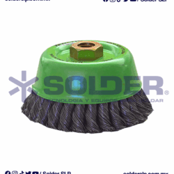 CEPILLO DE ALAMBRE TIPO COPA ONDULADO 5" COD. AUS 2884