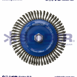 CEPILLO DE ALAMBRE TRENZADO CARA DELGADA 7"X 0.020"x5/8" COD. AUS 2894