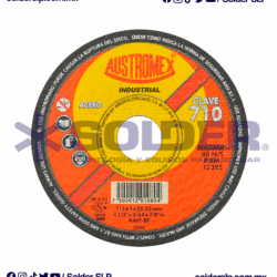 DISCO DE CORTE 4-1/2" (PLANO) COD. AUS 710