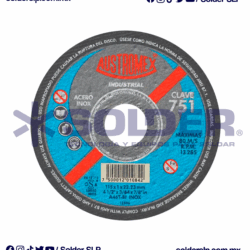 DISCO DE CORTE 4-1/2" PARA ACERO INOX COD. AUS-751
