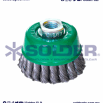 CEPILLO DE ALAMBRE TRENZADO TIPO COPA 3" X 0.014 COD. AUS 965