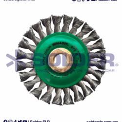 CEPILLO DE ALAMBRE TRENZADO CIRCULAR 4-1/2 " COD. AUS 975