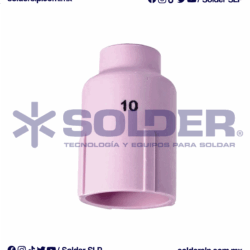 BOQUILLA DE ALUMINA #10 PARA GAS LENS GRANDE COD. WLD*WT53N88