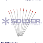 ELECTRODO DE TUNGSTENO 1/8 THORIO 2% PUNTA ROJA COD. WLD*T187GT2