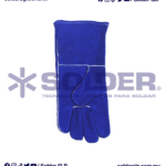 GUANTE AFELPADO AZUL SAFE 100 COD. SAF*GSKA-14SD