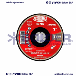 DISCO DE CORTE DE 7" HUM COD. AUS 787