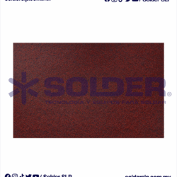 ALMOHADILLA DE FIBRA 9"X6" MARRON GRANO MEDIO COD. AUS-601