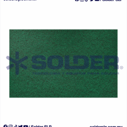 ALMOHADILLA DE FIBRA 9"X6" VERDE USO GENERAL COD. AUS-600