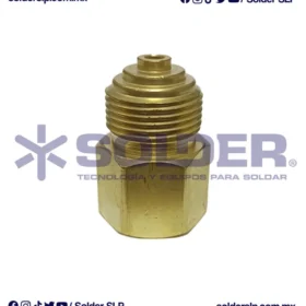 ADAPTADOR DE ACET INF BS-341 A CGA 510 COD. 02-02