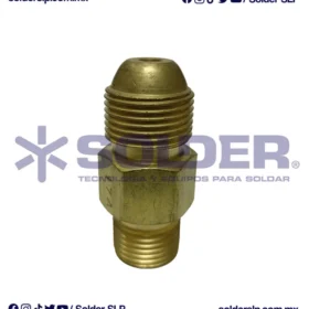 ADAPTADOR DE ARGON CGA 580 A CO2 320 #17A COD. 02-15