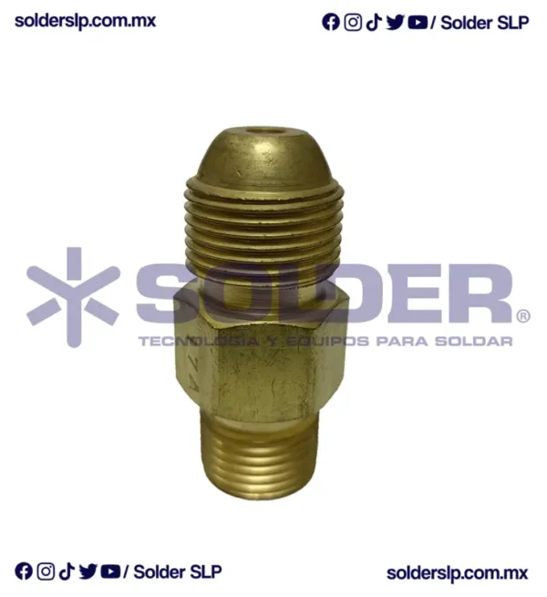 ADAPTADOR DE ARGON CGA 580 A CO2 320 #17A COD. 02-15
