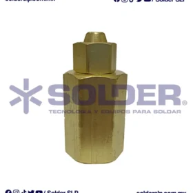 ADAPTADOR #24 ACETILENO CHUPON CGA-200 / CGA-510 COD. 02-26