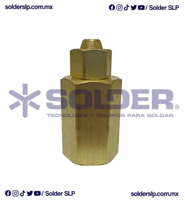 Adaptador #24 Acetileno Chupon Cga-200 / Cga-510 Cod. 02-26