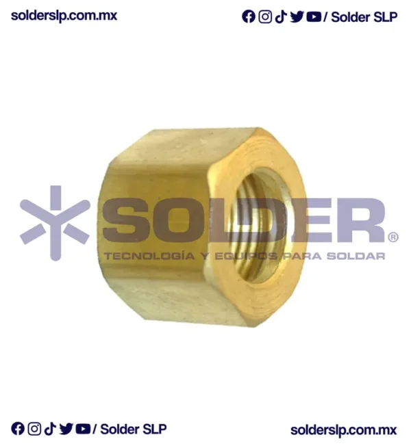 Tuerca Para Manguera De Oxigeno R-2 Cod. 28-01 - Imagen 2