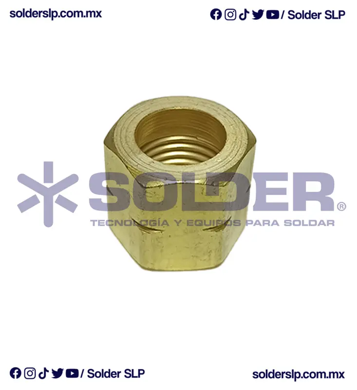 Tuerca Para Manguera Acetileno R-2 Cod. 28-02