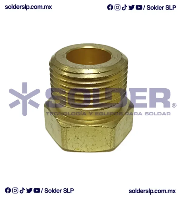 Tuerca Acetileno Europea "R" Bs-341-1 Cod. 29-01