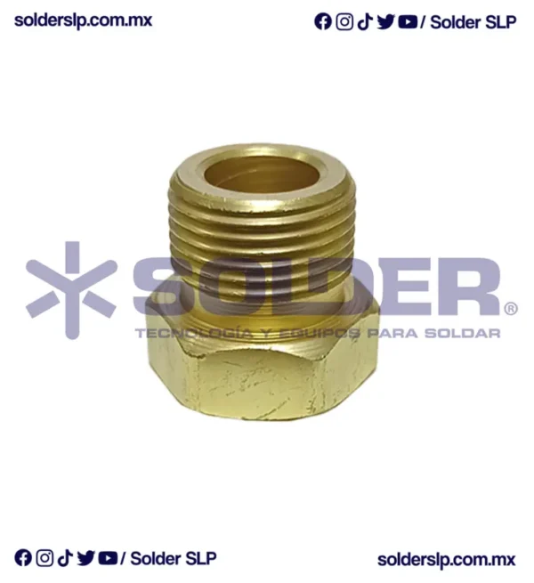 Tuerca De Argon/Helio/Nitrogeno Praxair "G" Cga 580 Cod. 29-09