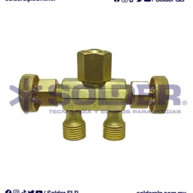 Valvula "Y" Griega P/Oxigeno 37R Cod. 33-01