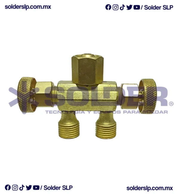 Valvula "Y" Griega P/Oxigeno 37R Cod. 33-01