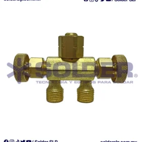 Valvula "Y" Griega P/Acetileno 37 L Cod. 33-02