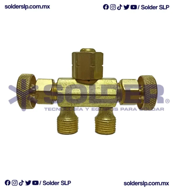 Valvula "Y" Griega P/Acetileno 37 L Cod. 33-02