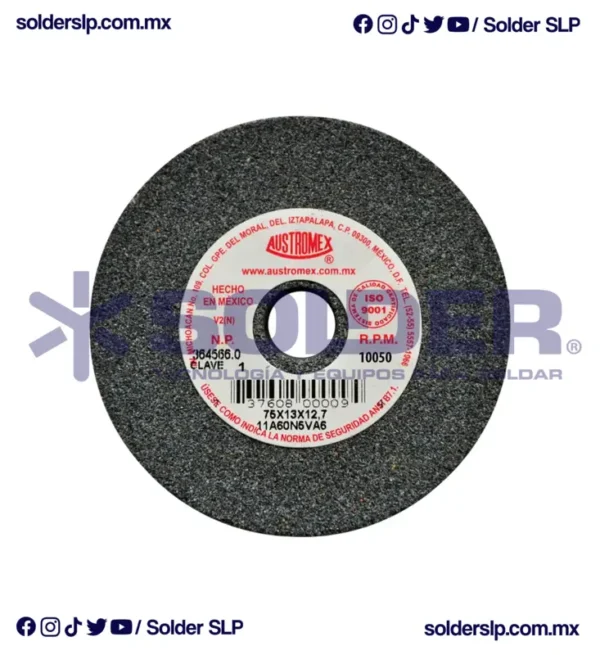 Copa Abrasiva 5"X2" Grano 1C60 Barreno 5/8"-11H Cod. Aus-1