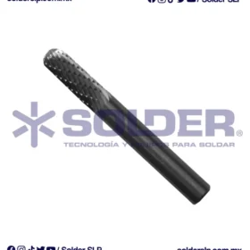 Lima Rotativa De Carburo Forma "C" 1/4 Sc1 Cod. Aus 105