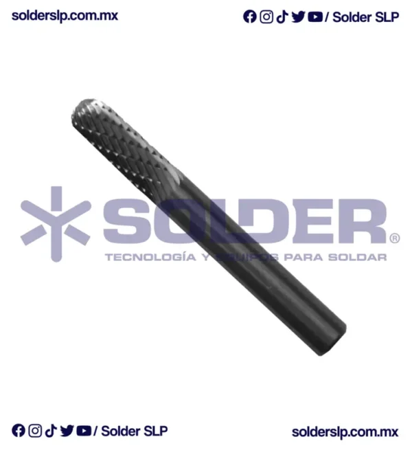 Lima Rotativa De Carburo Forma "C" 1/4 Sc1 Cod. Aus 105