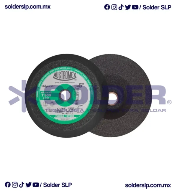 Copa Abrasiva 5"X2" Grano 1C60 Barreno 5/8"-11H Cod. Aus 1352