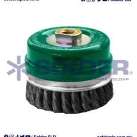 Cepillo Tipo Copa C Trenzado 4" Cod. 1568