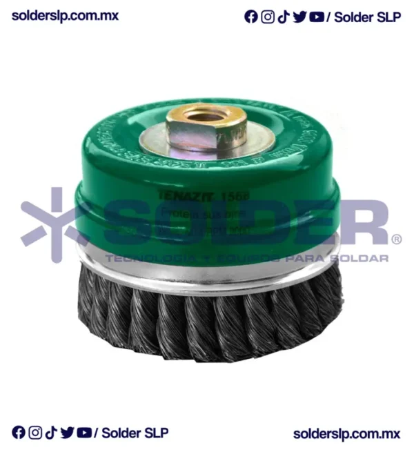 Cepillo Tipo Copa C Trenzado 4" Cod. 1568
