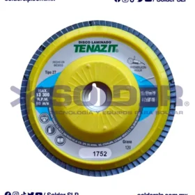 DISCO LAMINADO 4-1/2" GRANO 120 COD. AUS-1752