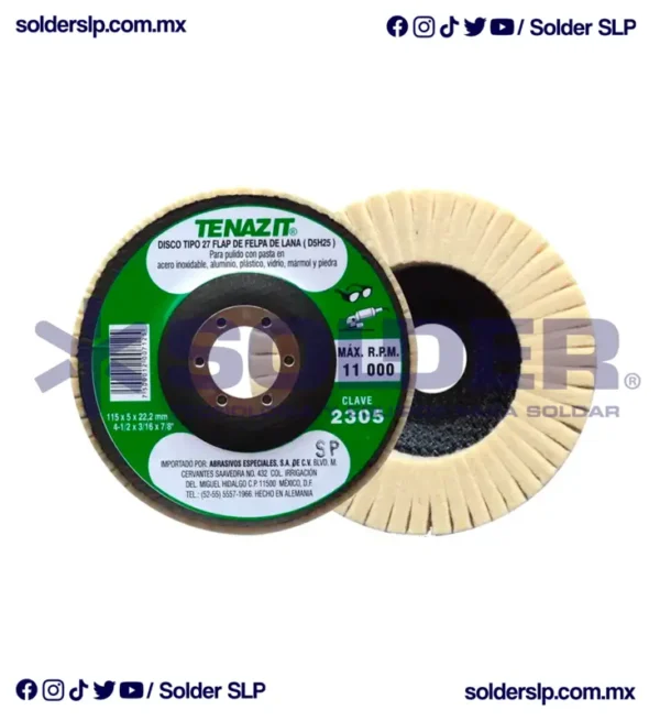 Disco De Felpa Tipo 27 Cod. Aus 2305