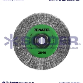 CEPILLO DE ALAMBRE DE INOX 4# MULTIROSCA COD. AUS 2846