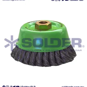 Cepillo De Alambre Tipo Copa Ondulado 5" Cod. Aus 2884