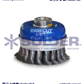 CEPILLO DE ALAMBRE ACERO AL CARBON 3"X0.014 COD. AUS 2886