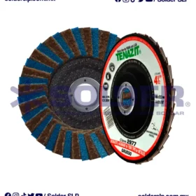 DISCO LAMINADO FIBRA CON LIJA 4-1/2" GRANO 40 COD. AUS-2977